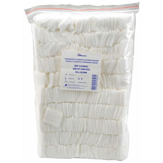 Plattork GV 30x30mm 500/fp