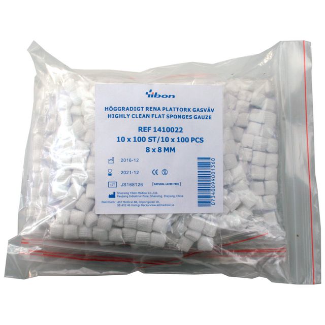 Plattork GV 8x8mm 1000/fp