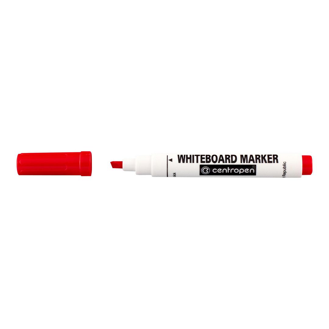 Whiteboardpenna CENTROPEN skuren röd (10 pack)