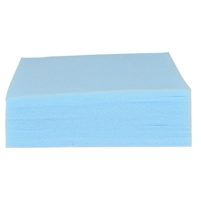 Tvättlapp skum 27x19x0,3cm blå 75/fp