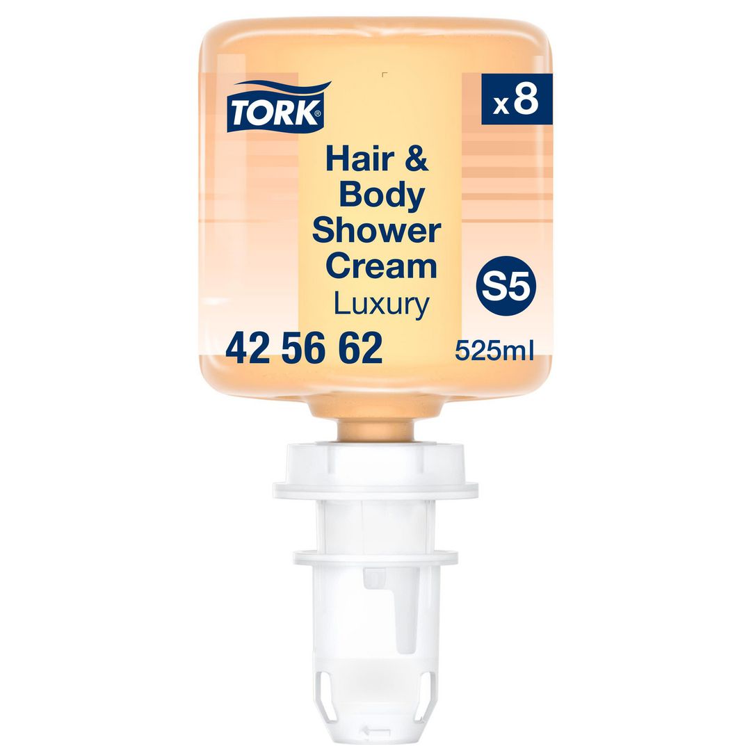 Duschtvål TORK S5 Hair&Body Mini 525ml (8 pack)