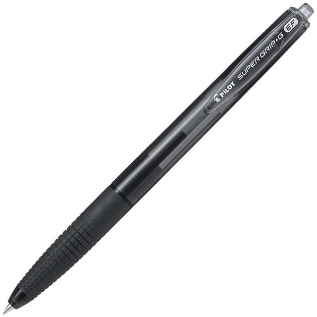 Kulpenna PILOT Super Grip G EF 0,5 svart (12 pack)