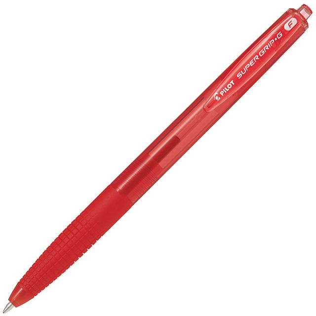 Kulpenna PILOT Super Grip G F 0,7 röd (12 pack)