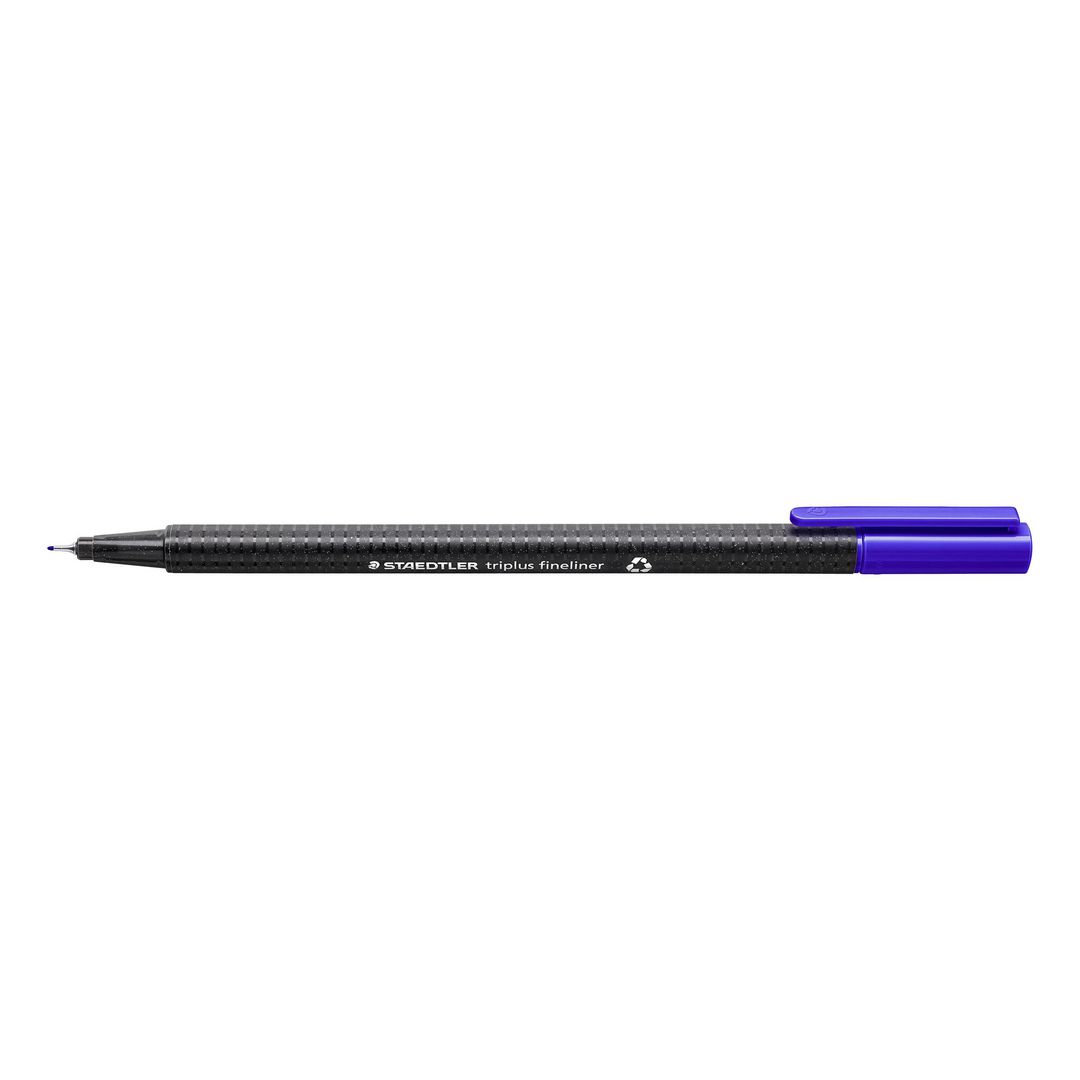 Fineliner Staedtler triplus blå (10 pack)