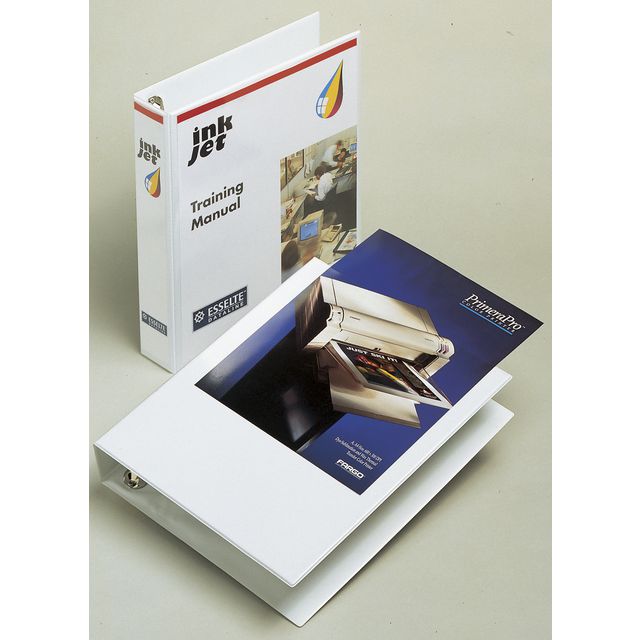 Ringpärm EU A4 ficka rygg o framsida vit