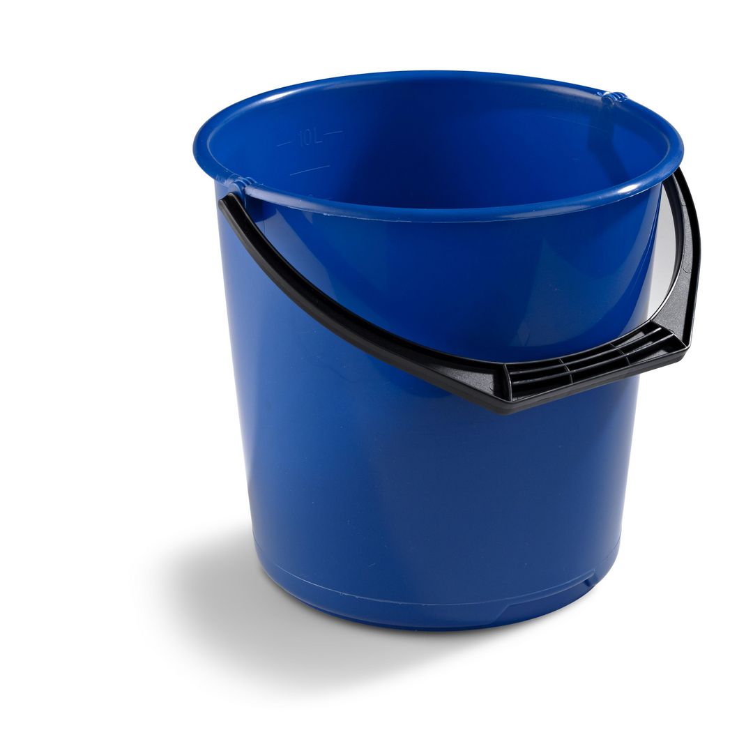 Hink rund blå 10L