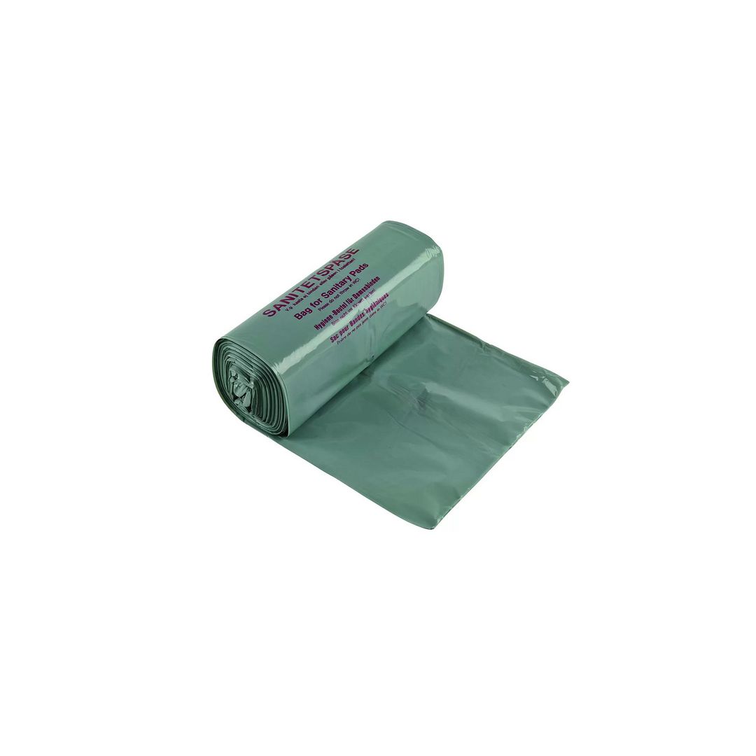 Sanitetspåse LLD text 25my grå 100/rl