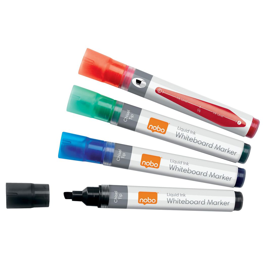 Whiteboardpenna Nobo Liq sned mix 10/fp