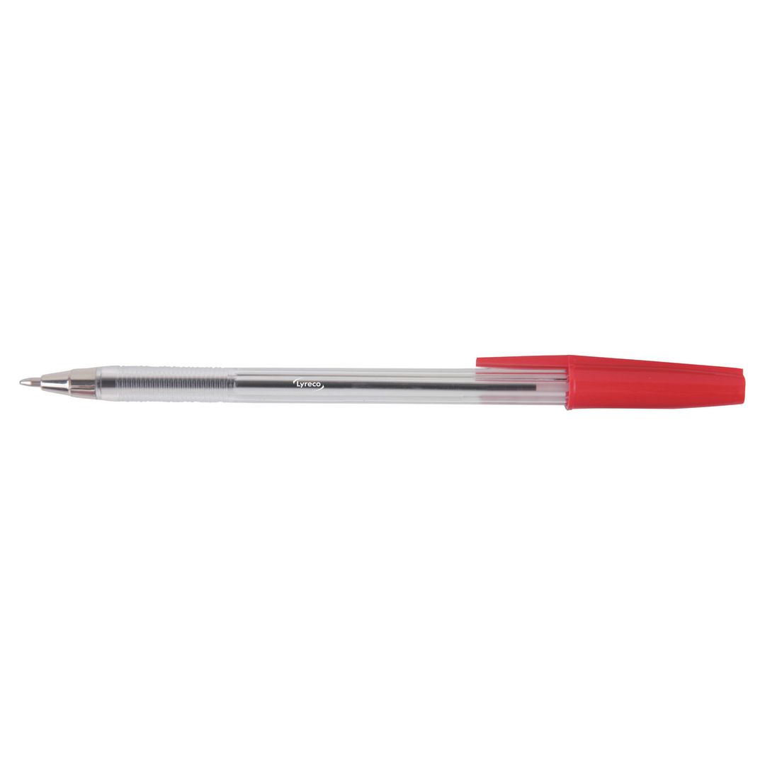 Kulpenna Lyreco 1mm röd (12 pack)