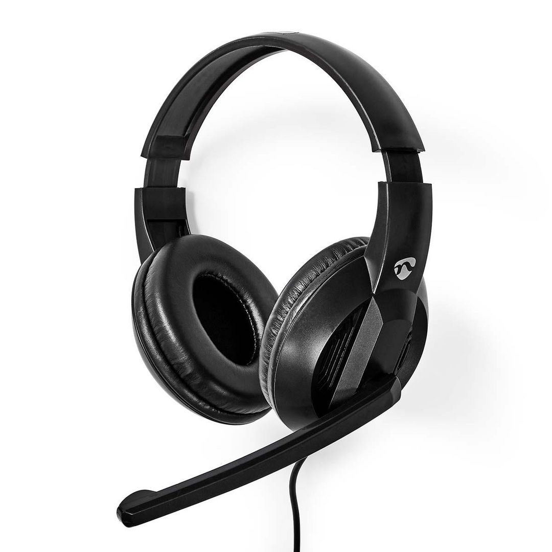 Headset NEDIS CHSTU210BK OverEar USB-A/C