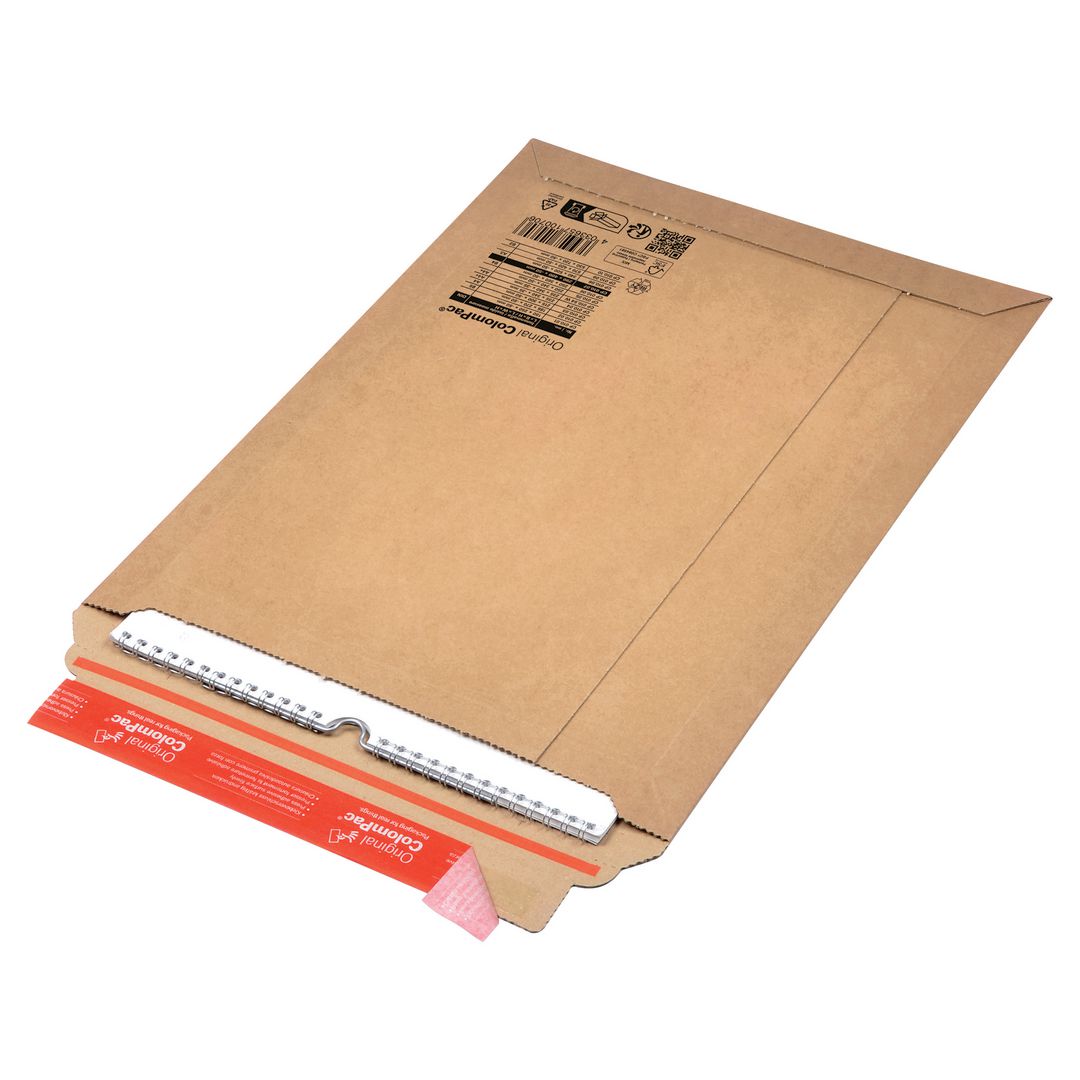 Pappkuvert COLOMPAC 290x400x50mm brun (100 pack)