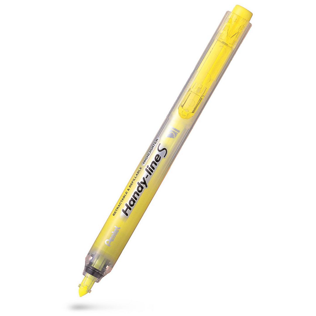Överstrykningspenna PENTEL Clicker gul (12 pack)