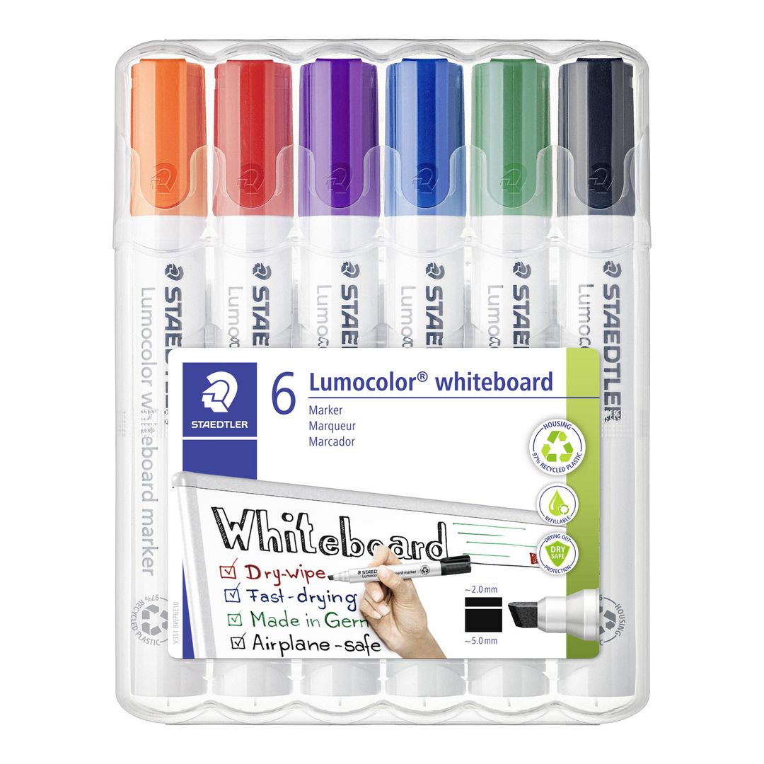Whiteboardpenna LUMOCOLOR 351B sned 6/fp