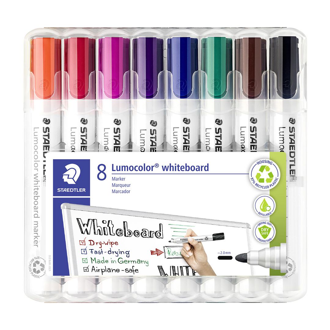 Whiteboardpenna LUMOCOLOR 351 rund 8/fp