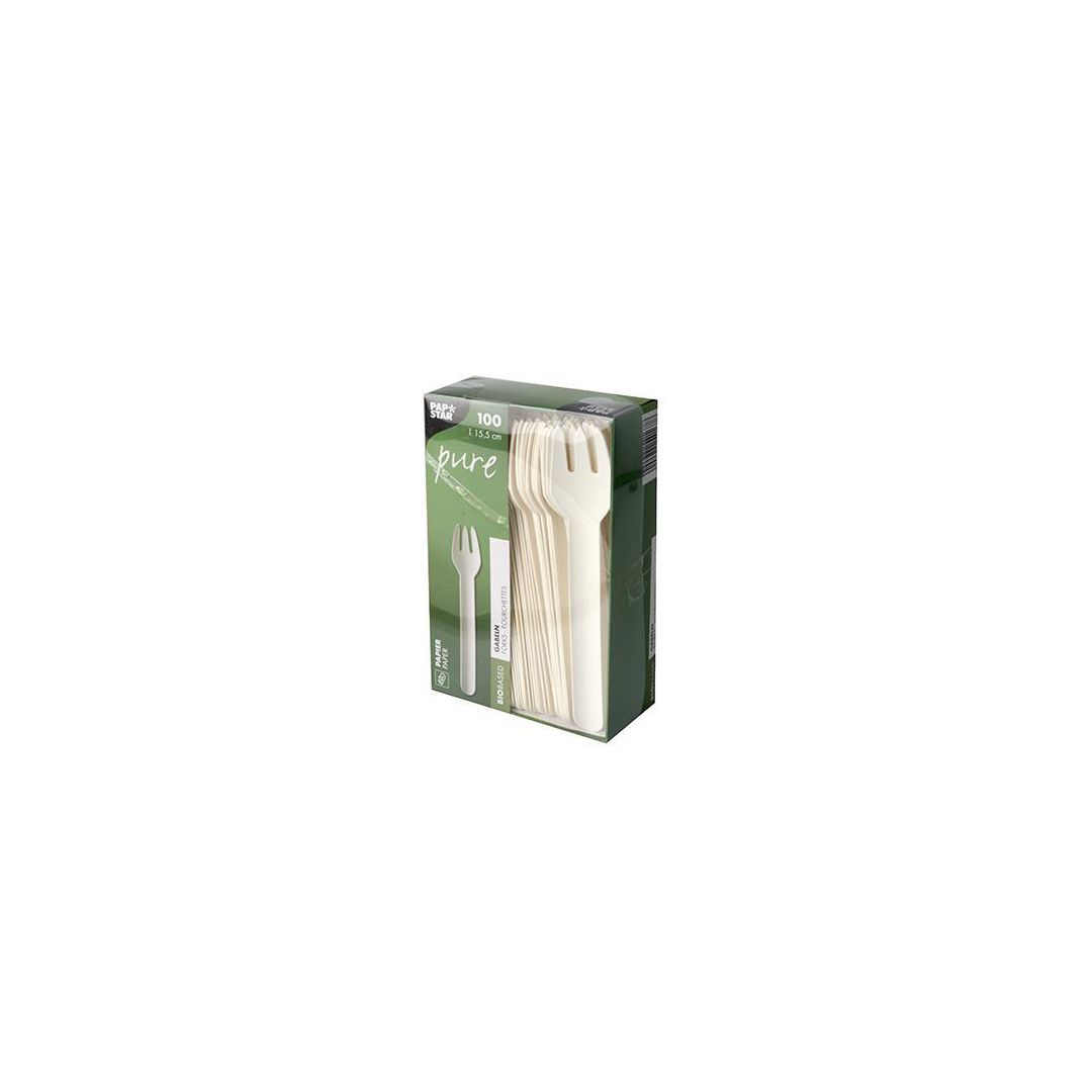 Bestick Gaffel PURE Papper 15,5cm 100/fp