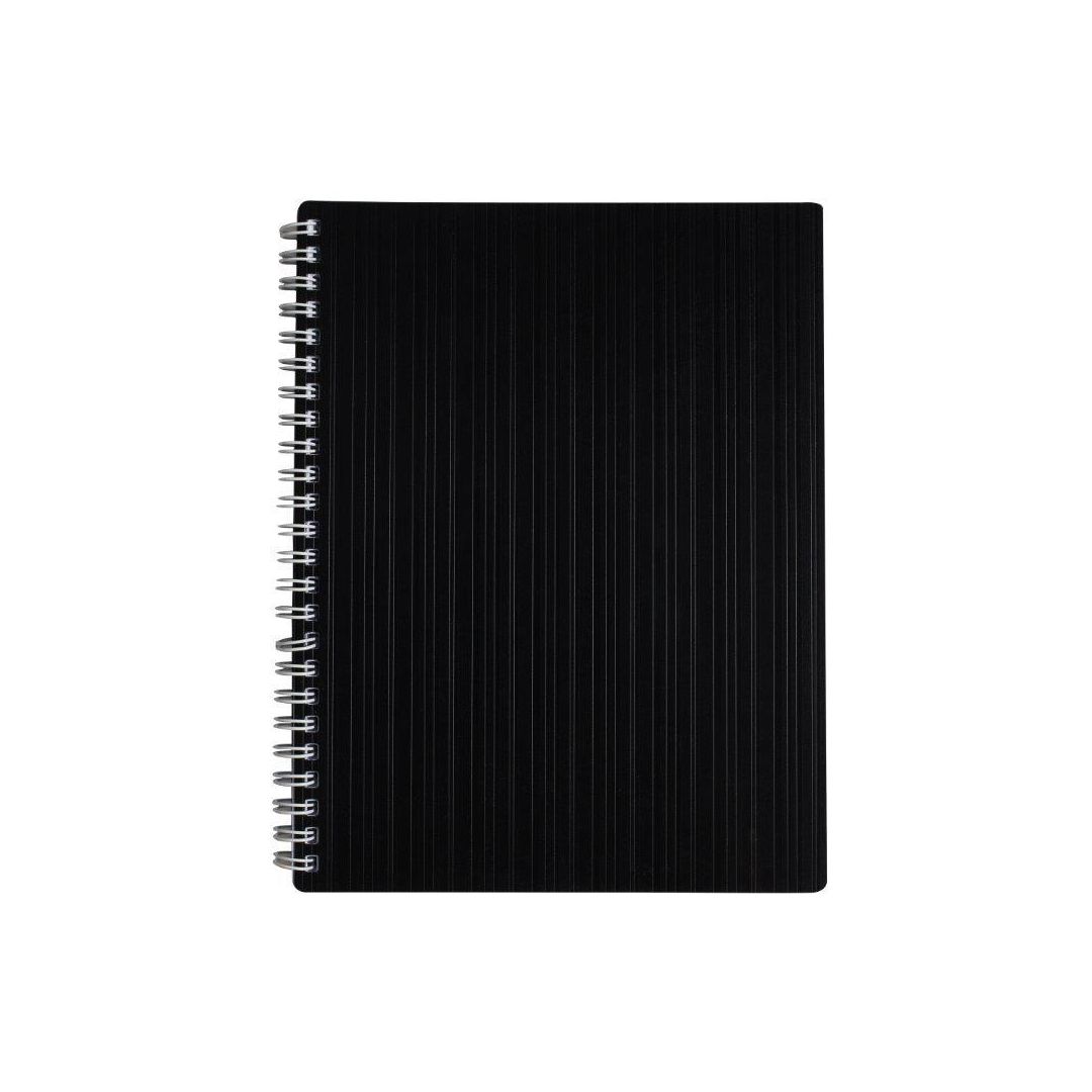 Ant.block A4 70g 70bl linj PP svart (5 pack)