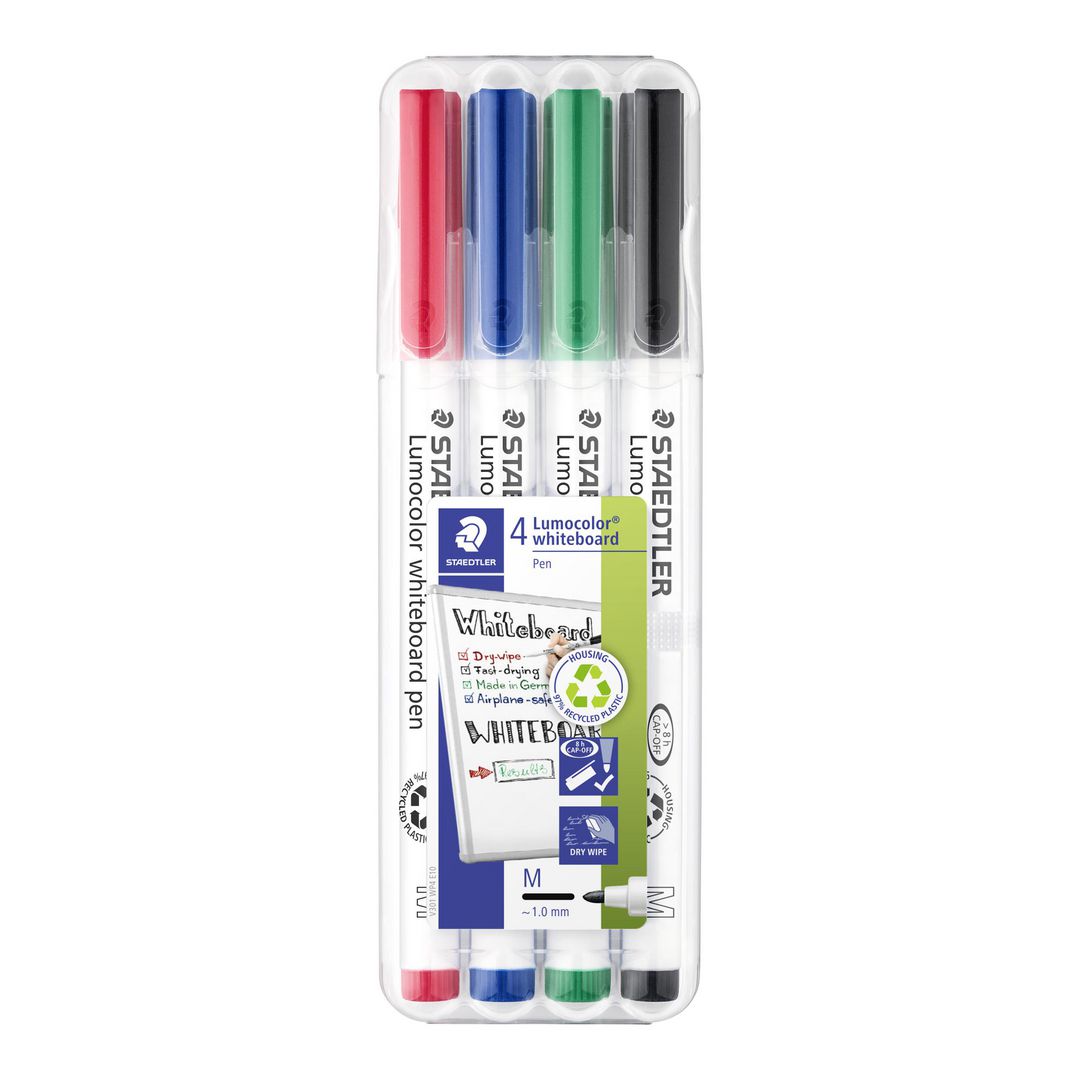 Whiteboardpenna LUMOCOLOR 1,0mm 4/fp