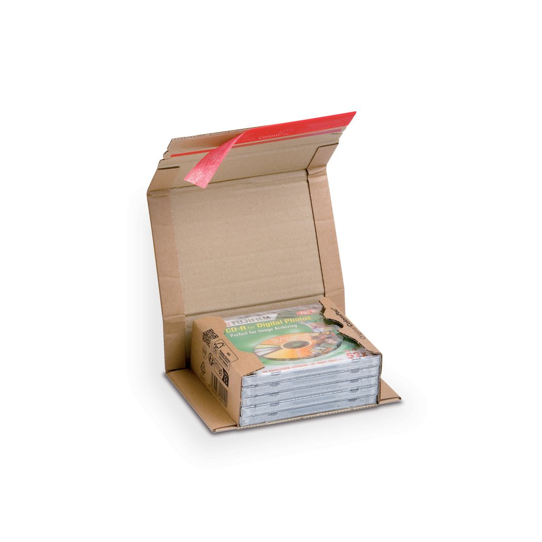E-handelslåda COLOMPAC 147x126mm brun (20 pack)