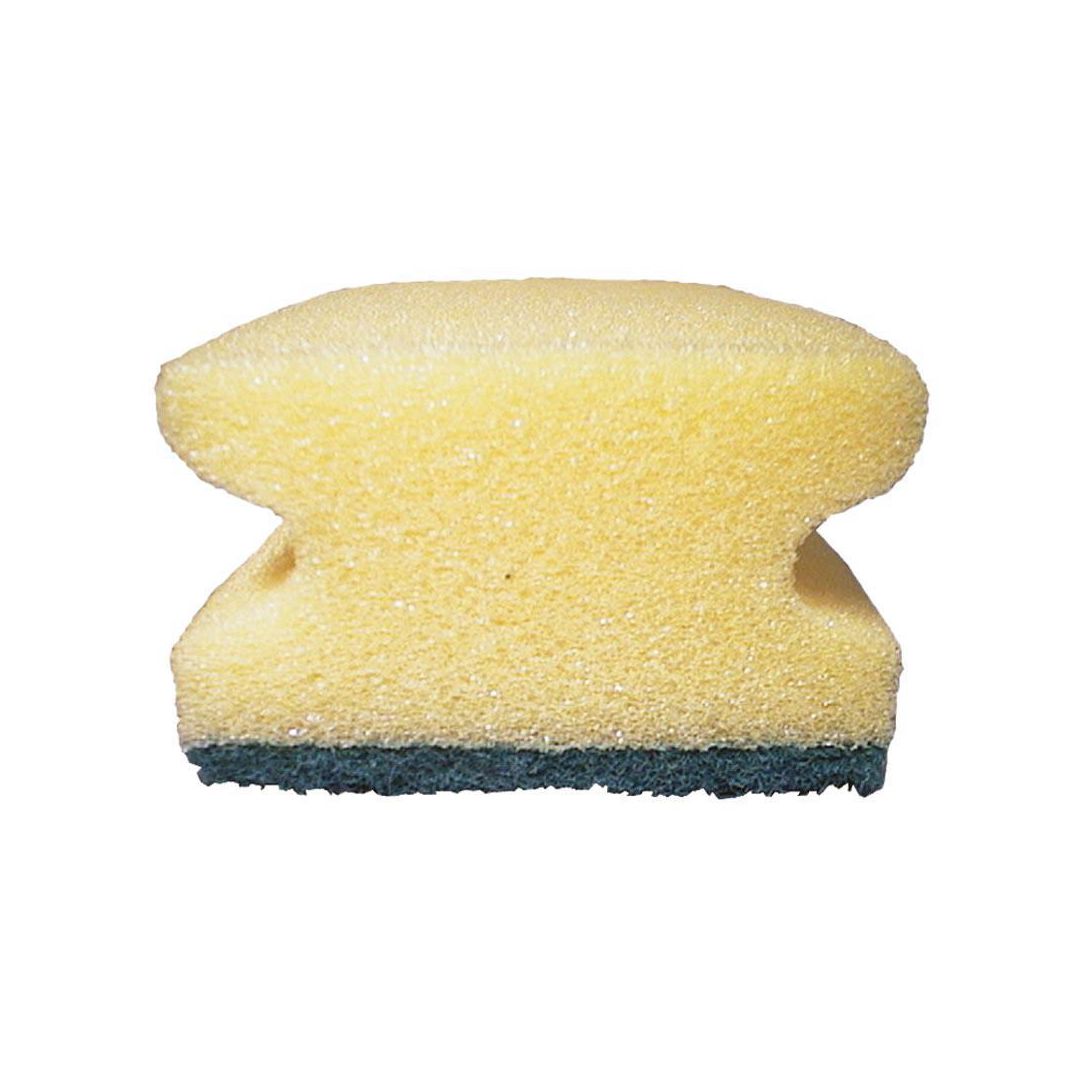 Rengöringssvamp med grepp 7,5x15cm grön