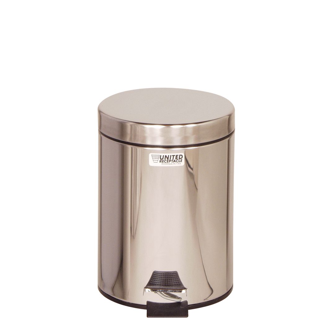 Papperskorg RUBBERMAID 5L blank
