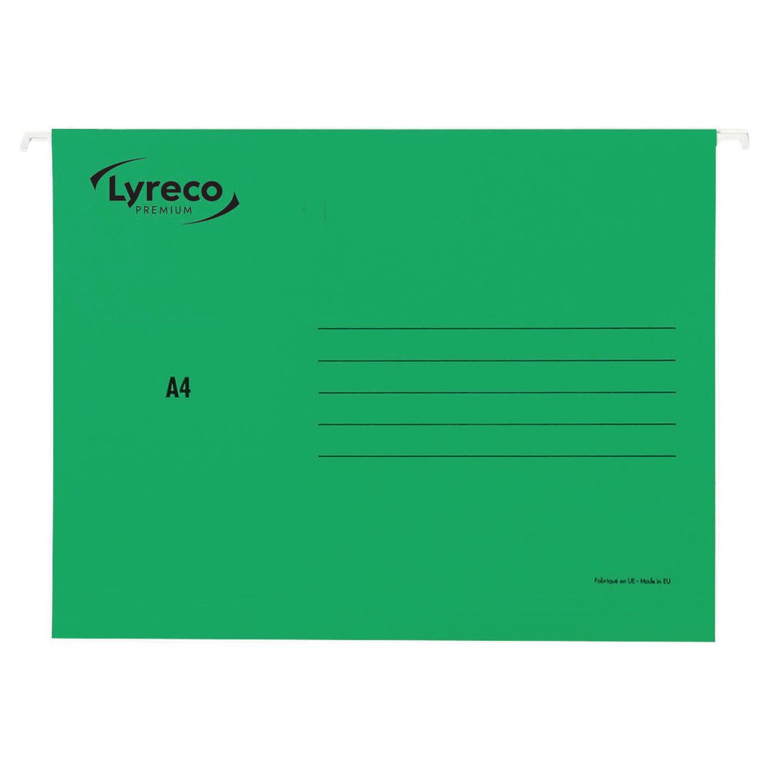 Hängmapp Lyreco A4 grön 25/fp