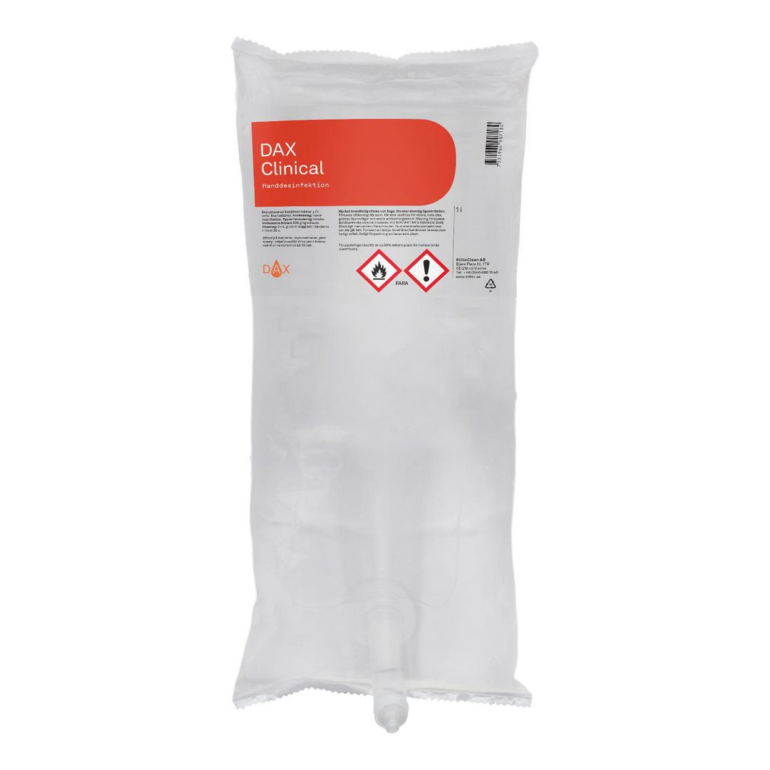 Handdesinfektion DAX Clinical påse 1L (6 pack)