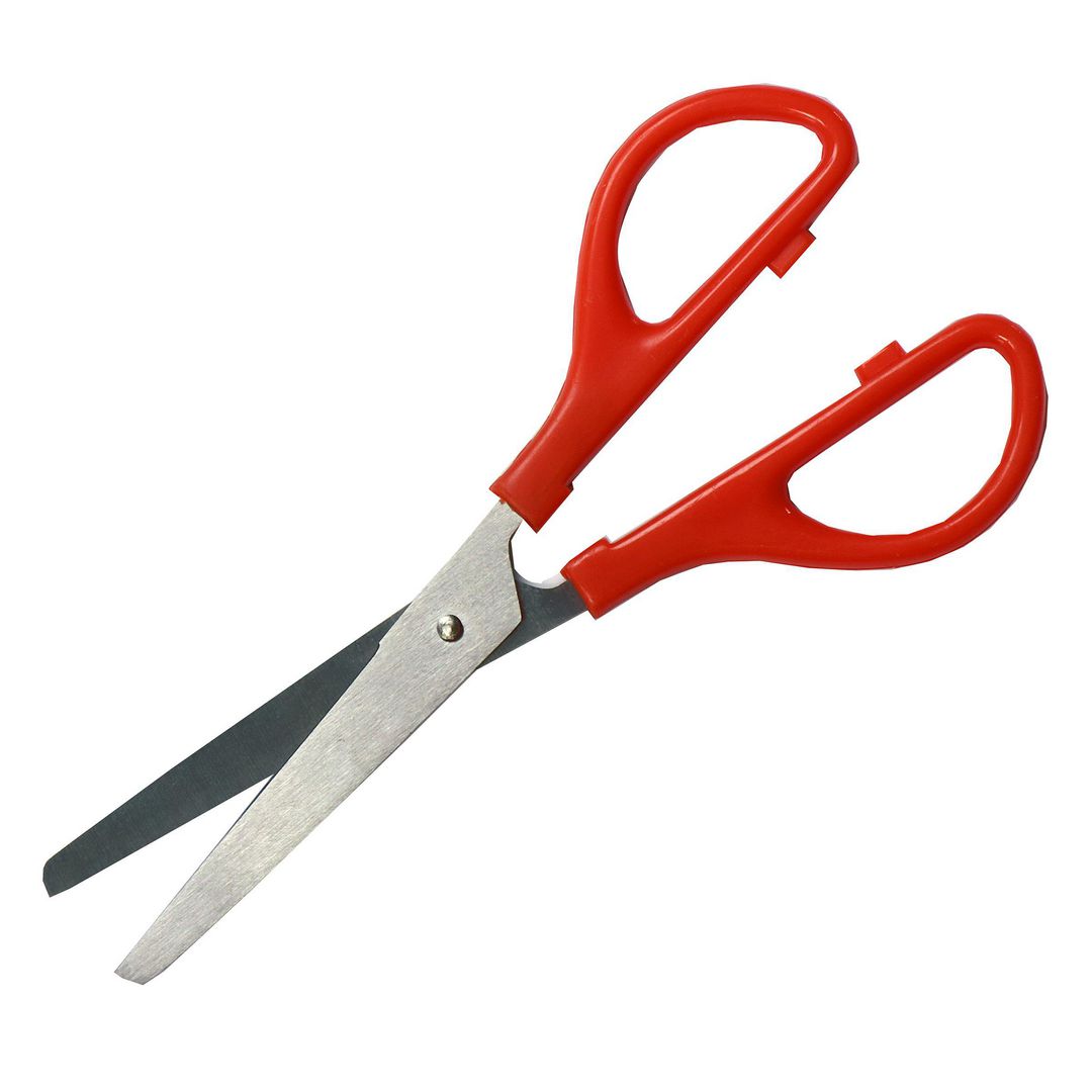 Sax kontor orange 15cm påsförpackad (12 pack)