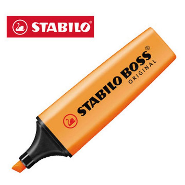 Överstrykningspenna Stabilo Boss Orange (10 pack)