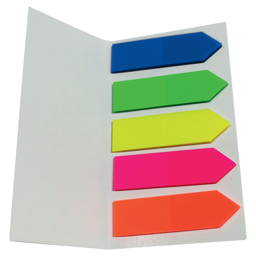 Indexfilm Lyreco 12x42mm 5 färg 125/fp
