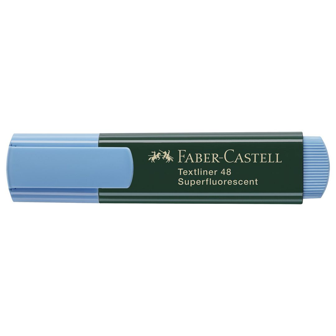 Överstrykningspenna FABER CASTELL Blå (10 pack)