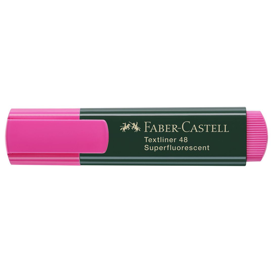 Överstrykningspenna FABER CASTELL Rosa (10 pack)