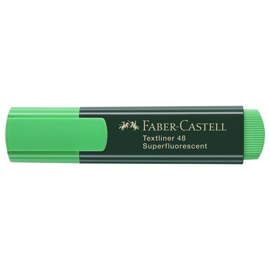 Överstrykningspenna FABER CASTELL Grön (10 pack)