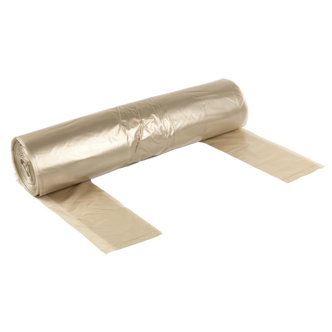 Plastsäck knyt LD 240L 50my transp 10/rl