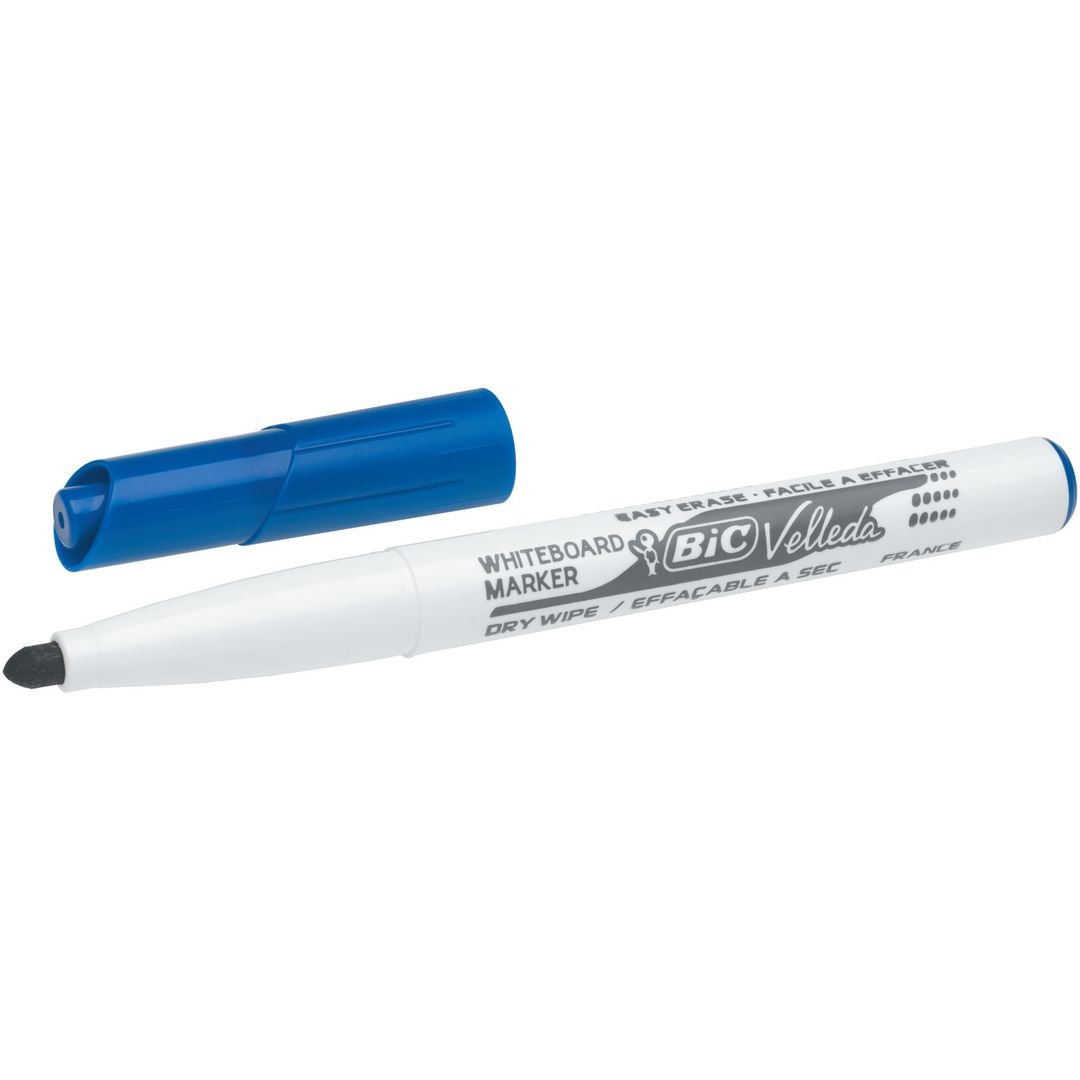 Whiteboardpenna Bic Velleda 1741 blå (12 pack)