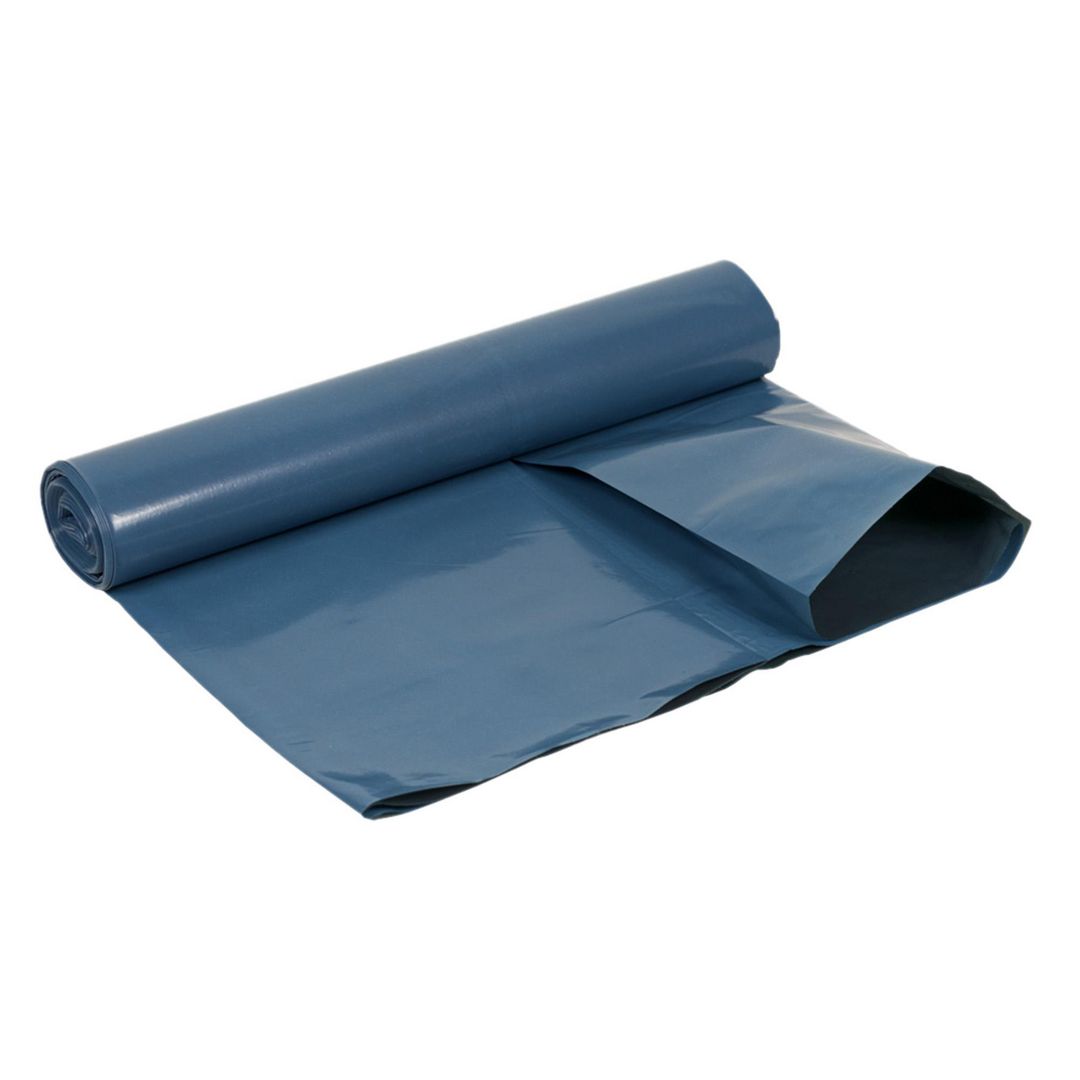 Plastsäck COEX 160L 55my blå/sv 10/rl