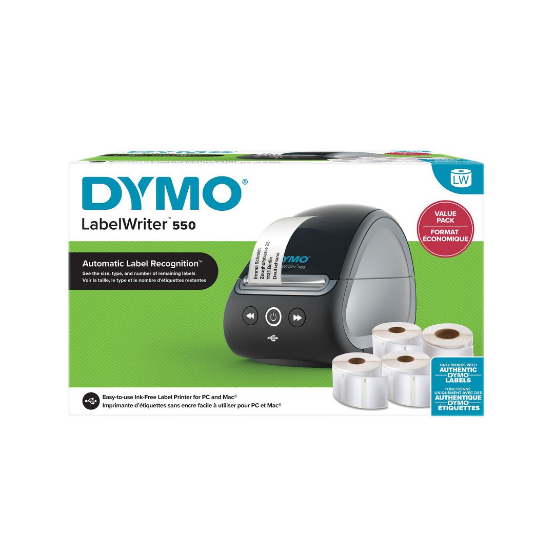 Etikettskrivare Dymo LW 550 Valuepack
