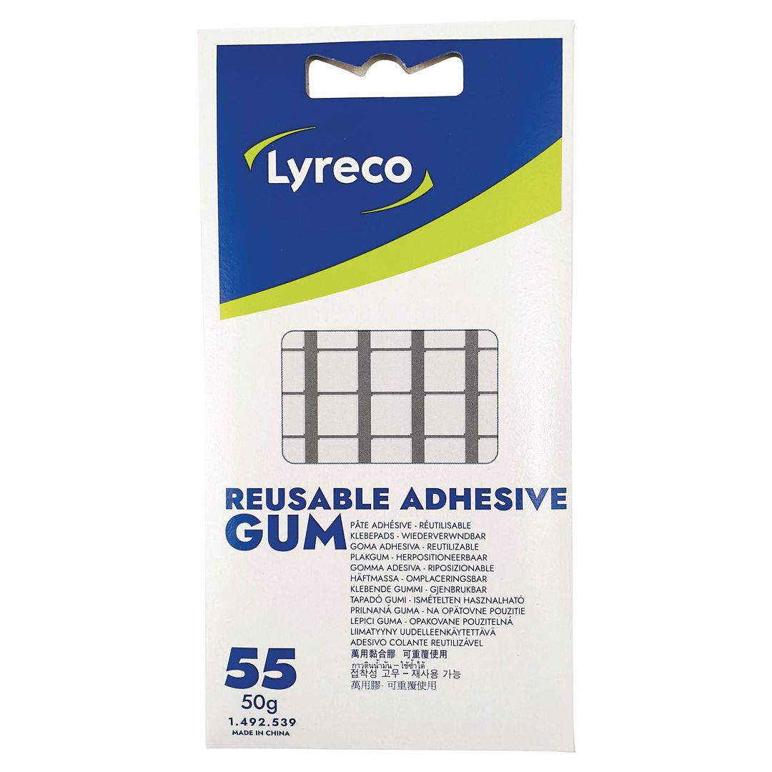 Häftmassa Lyreco 55 rutor 50G