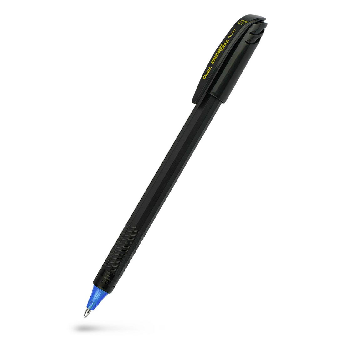 Gelpenna Pentel EnerGel m huv 0,7 blå (12 pack)
