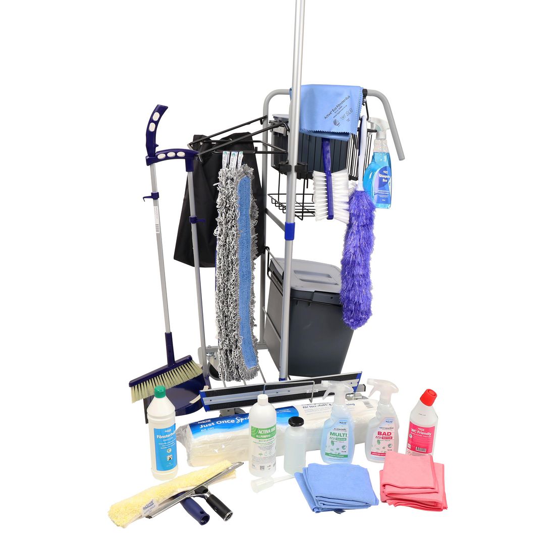 Städvagn MAX Greyline inkl tillbehör