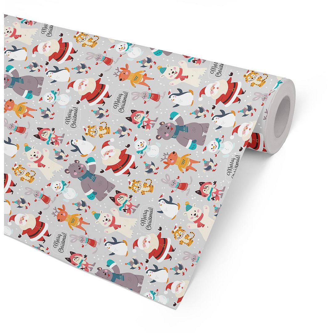 Julpapper Cozy Xmas 57cmx154m