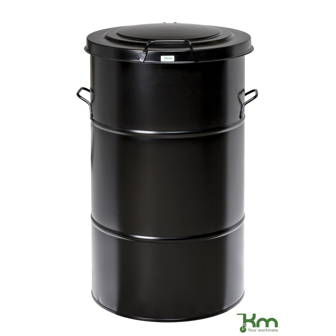 Avfallshantering tunna svart 115L