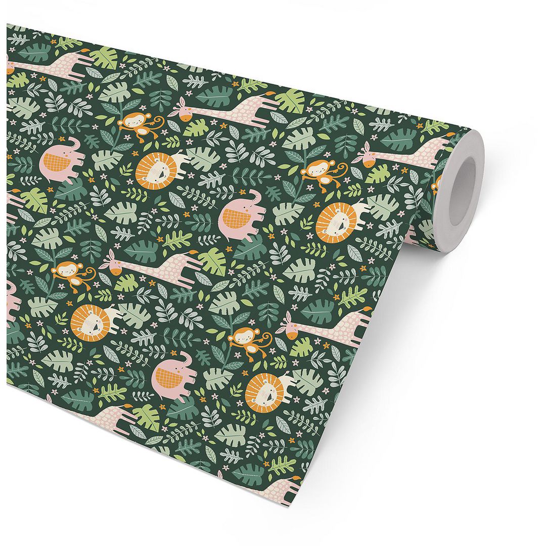 Presentpapper Rainforest 57cmx154m