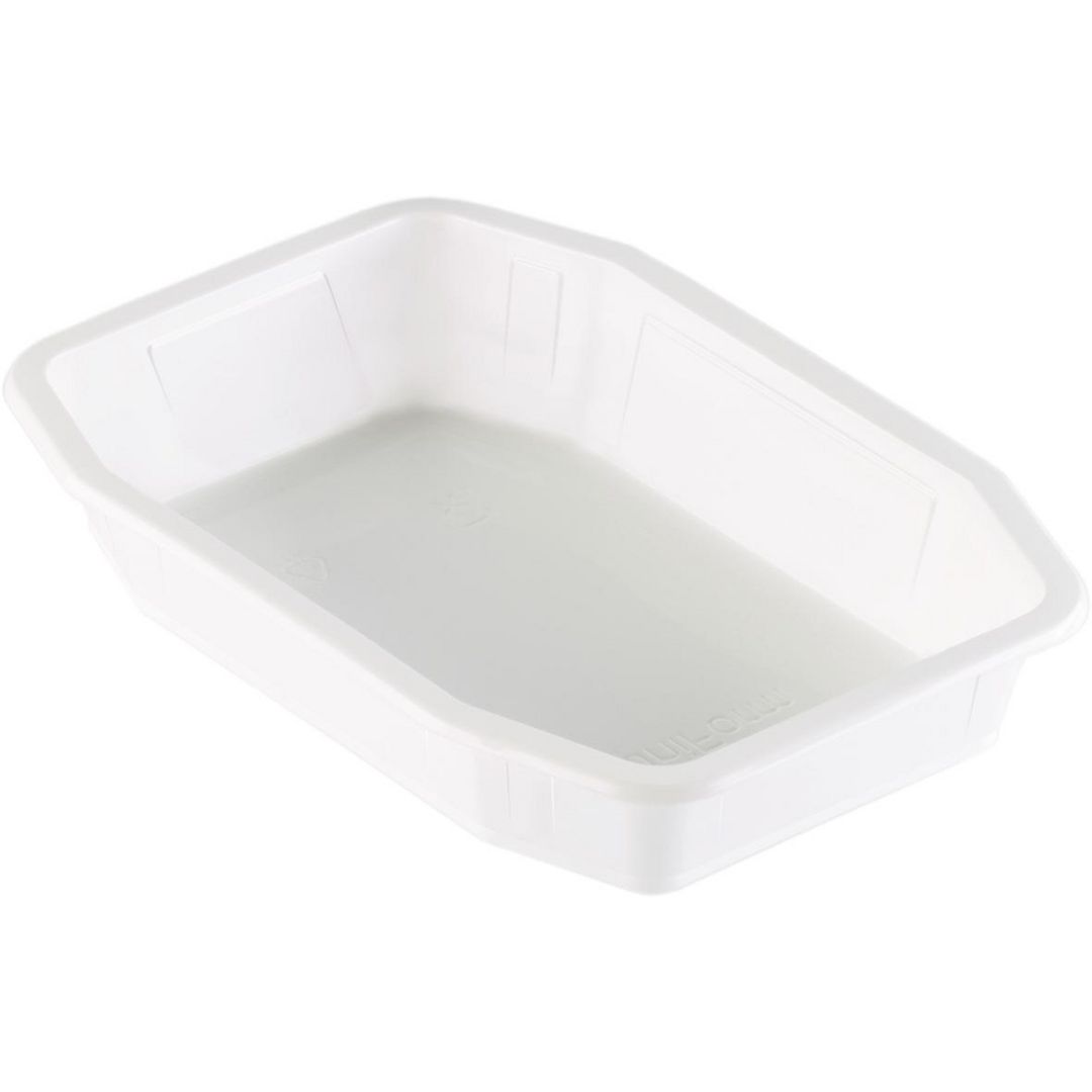 DUNIform 1-f PP 840ml vit 328/fp