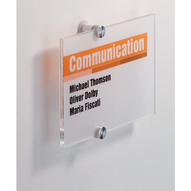 Dörrskylt Durable Crystal Sign 148x210mm
