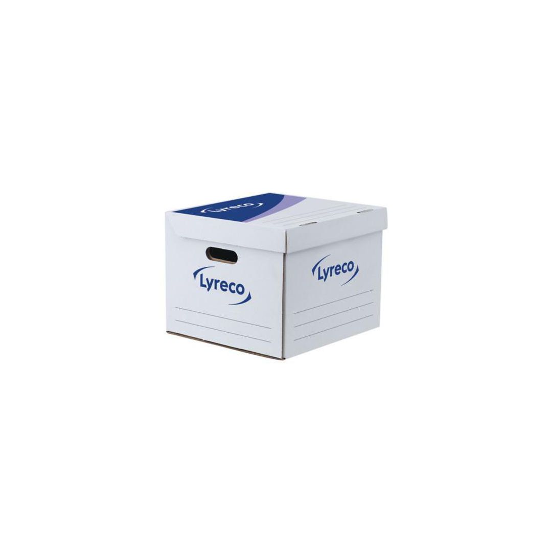 Arkivbox Lyreco FSC 280x350x350mm vit (10 pack)