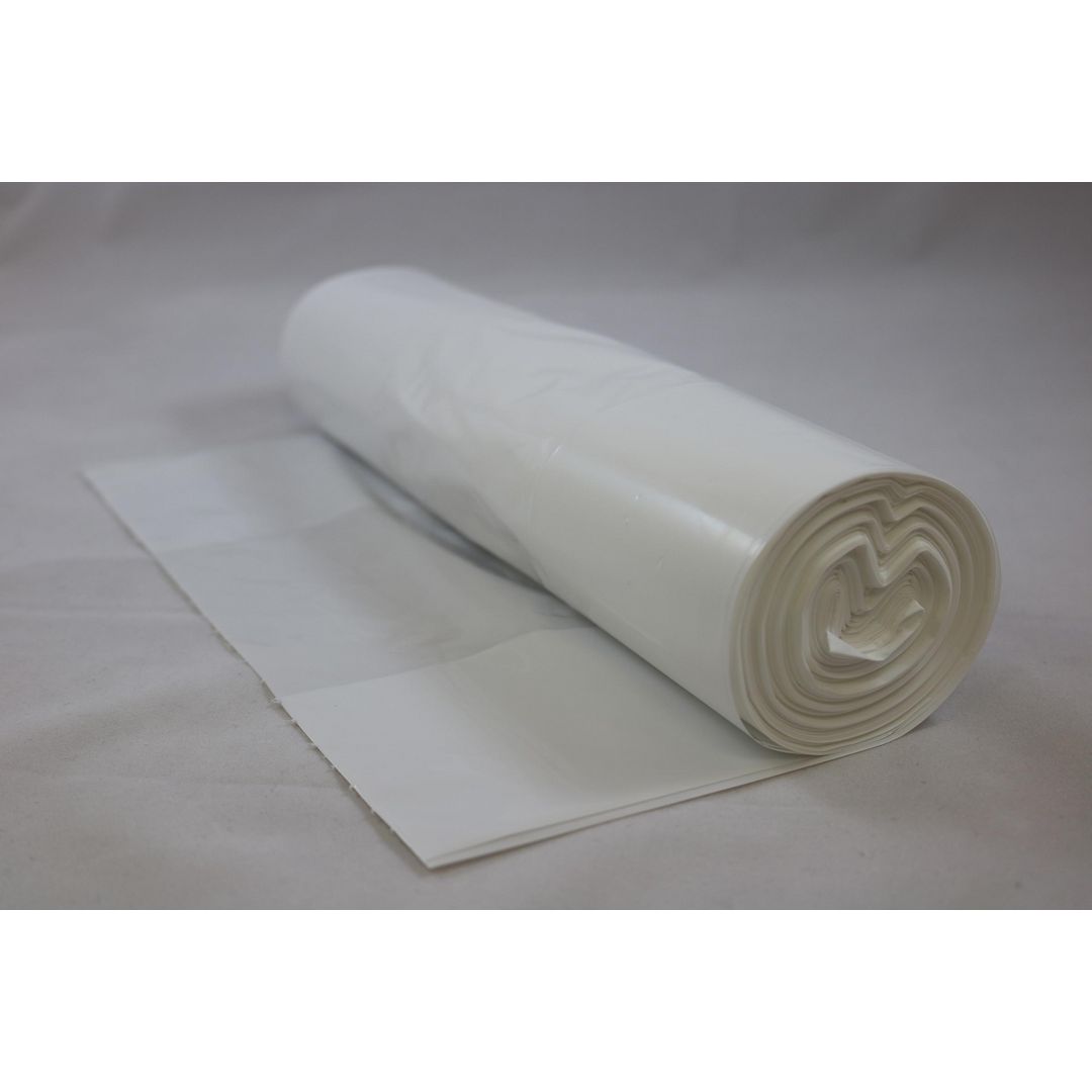 Papperskorgspåse LDPE 30L 30my vit 50/rl