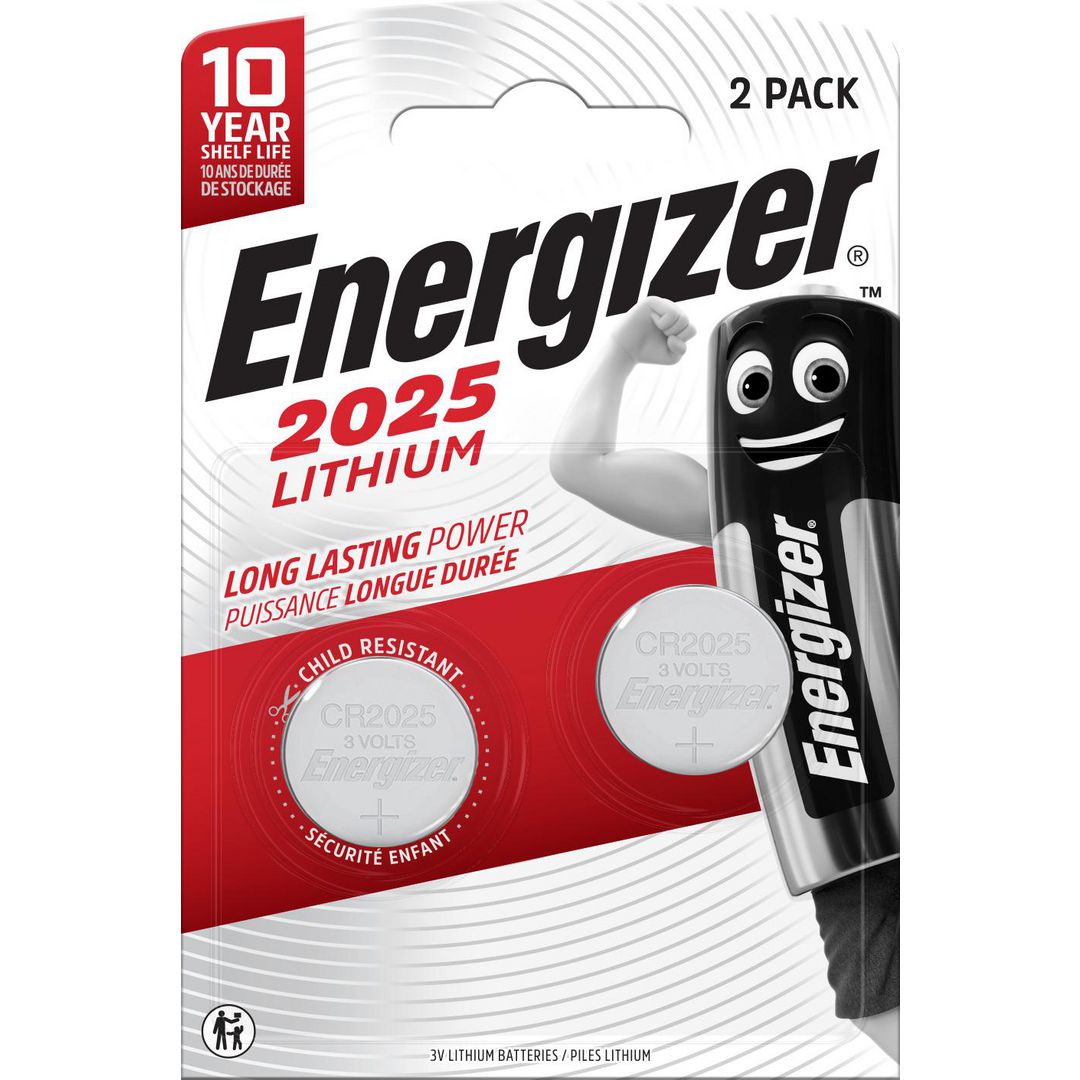 Batteri Energizer Lithium CR2025 2/fp