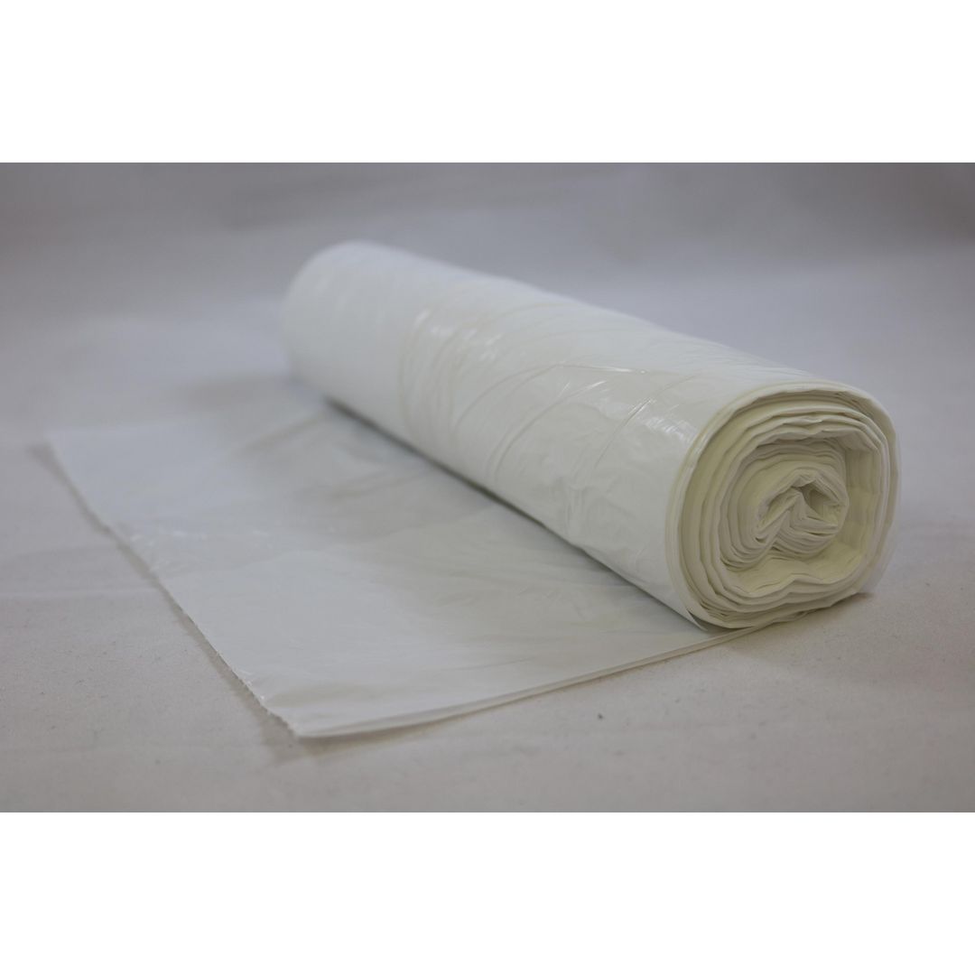 Papperskorgspåse LLDPE 30L vit 100/rl