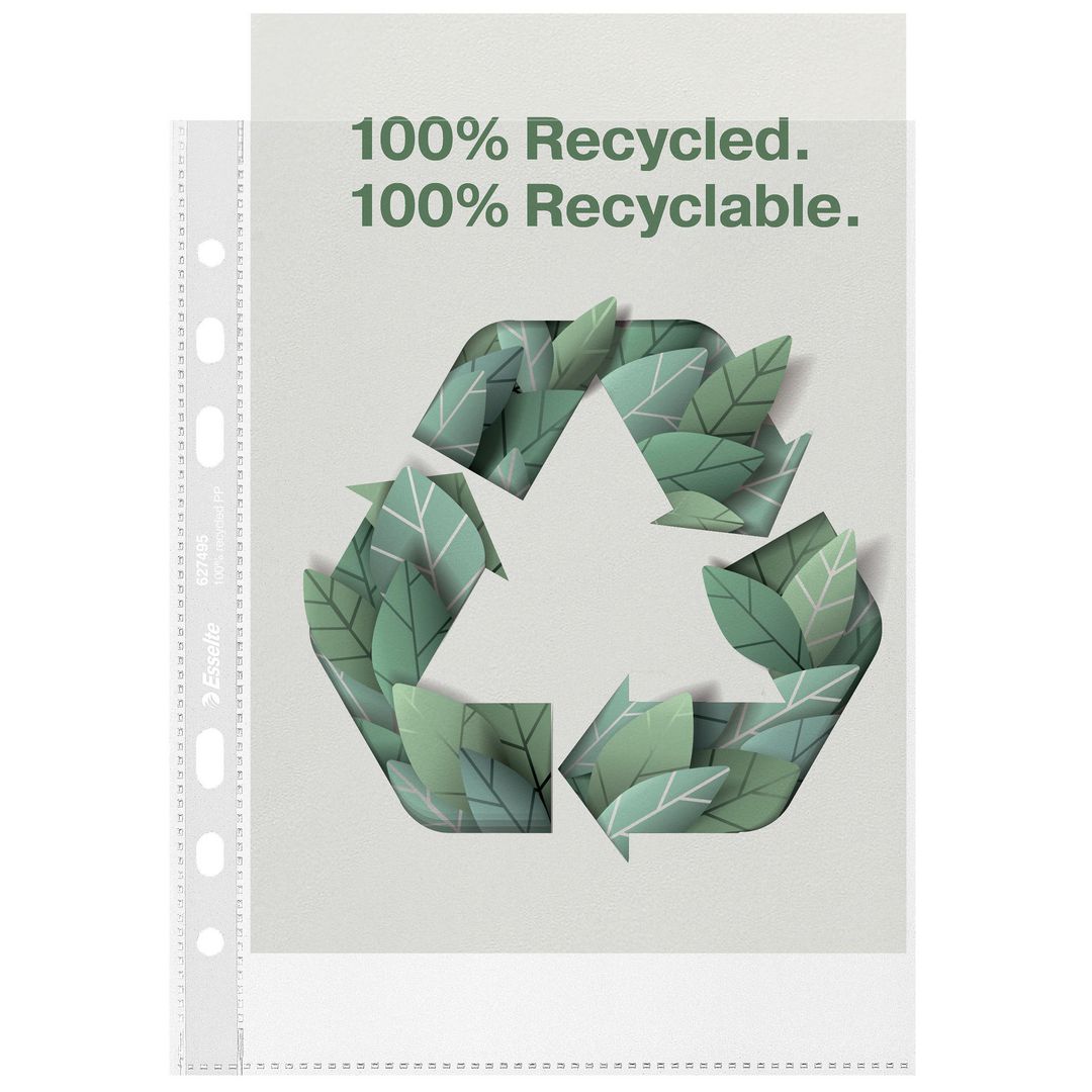 Plastficka Esselte rec A5 0,07 100/fp