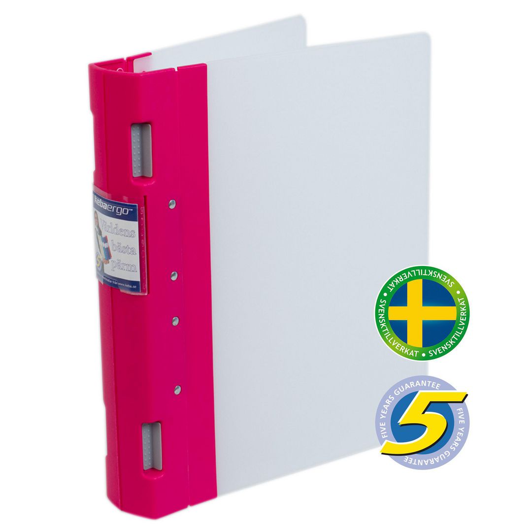 Gaffelpärm KEBAergo A4 55mm Cerise/Neut